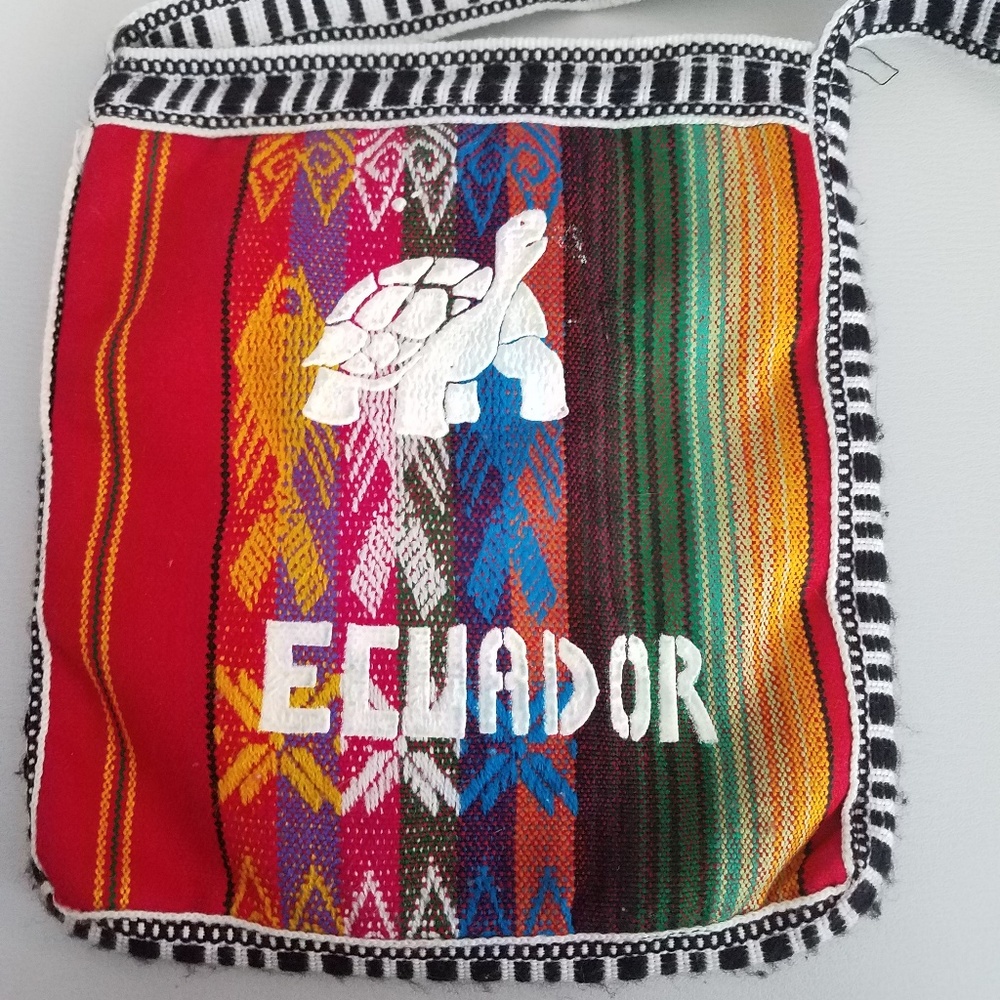 Handmade Ecuador Turtle Handbag